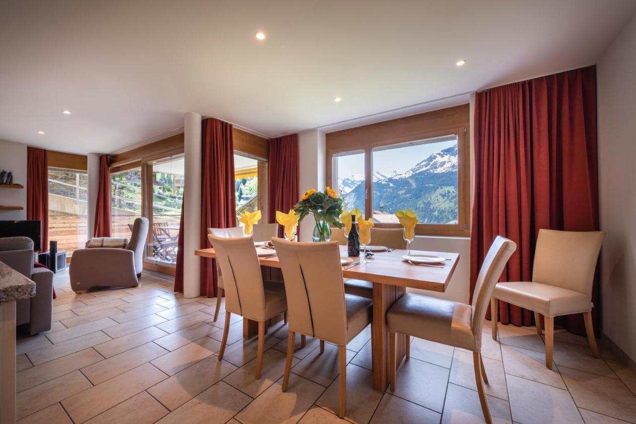 Apartamento Chalet Am Acher 3 Wengen Exterior foto