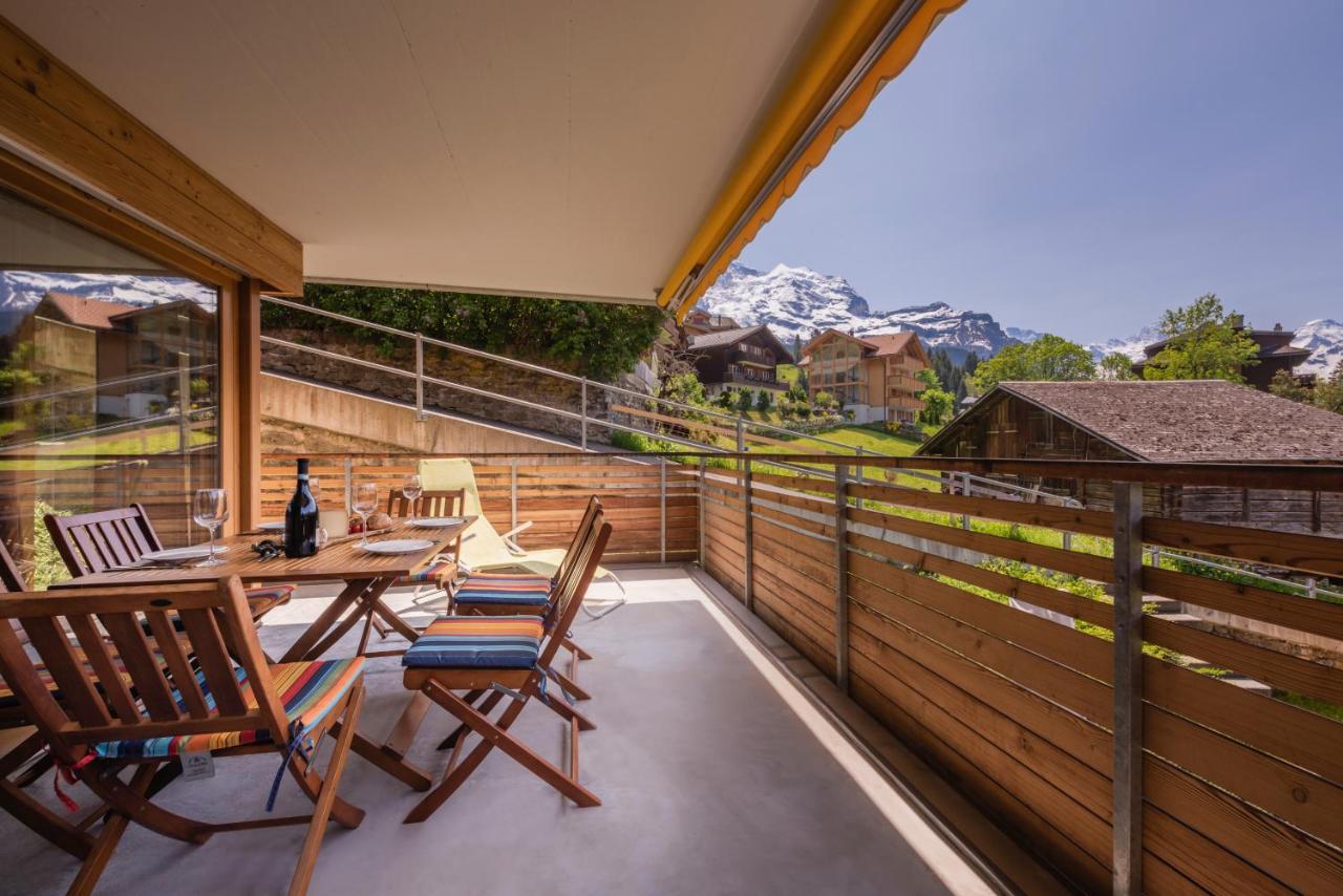 Apartamento Chalet Am Acher 3 Wengen Exterior foto