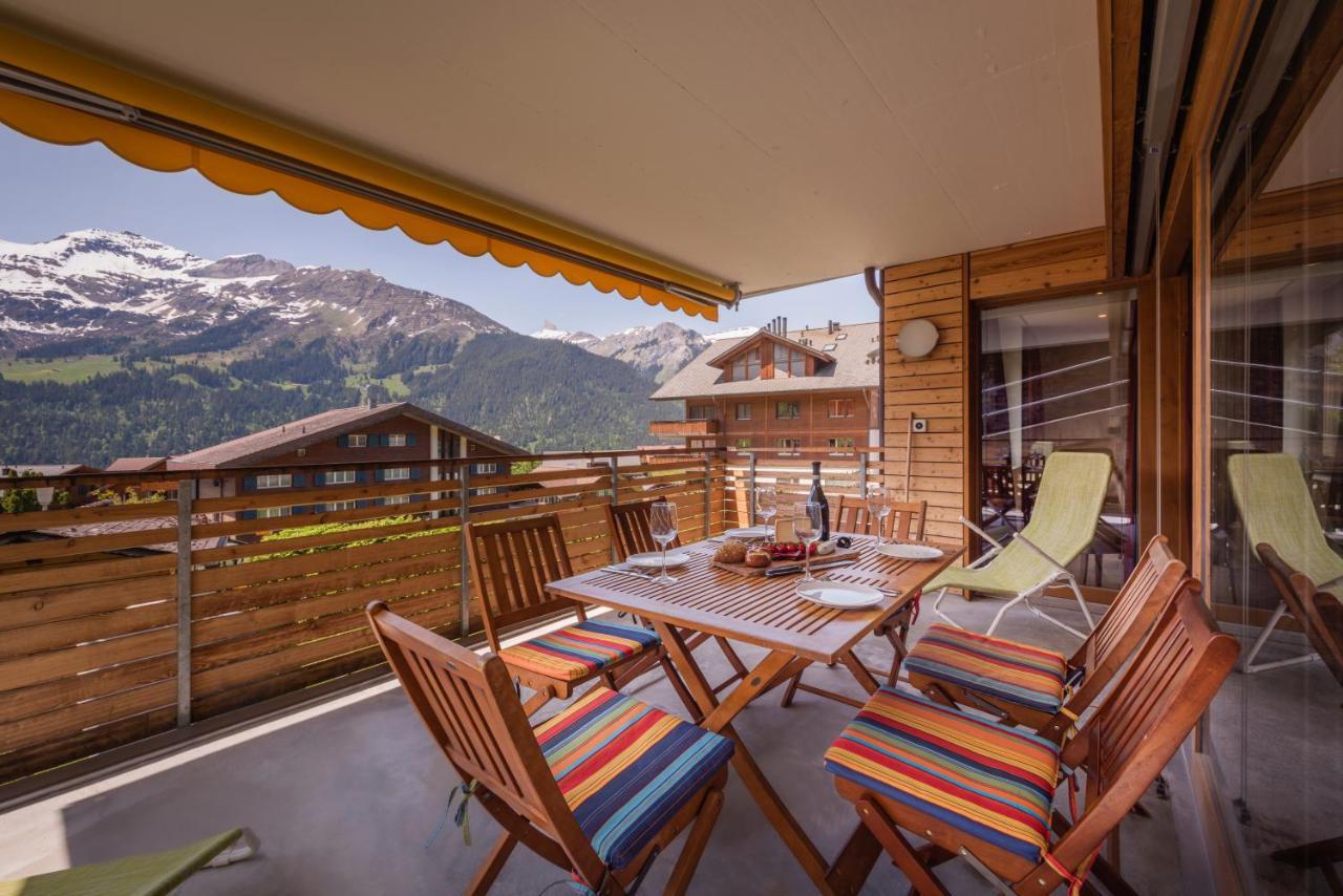 Apartamento Chalet Am Acher 3 Wengen Exterior foto