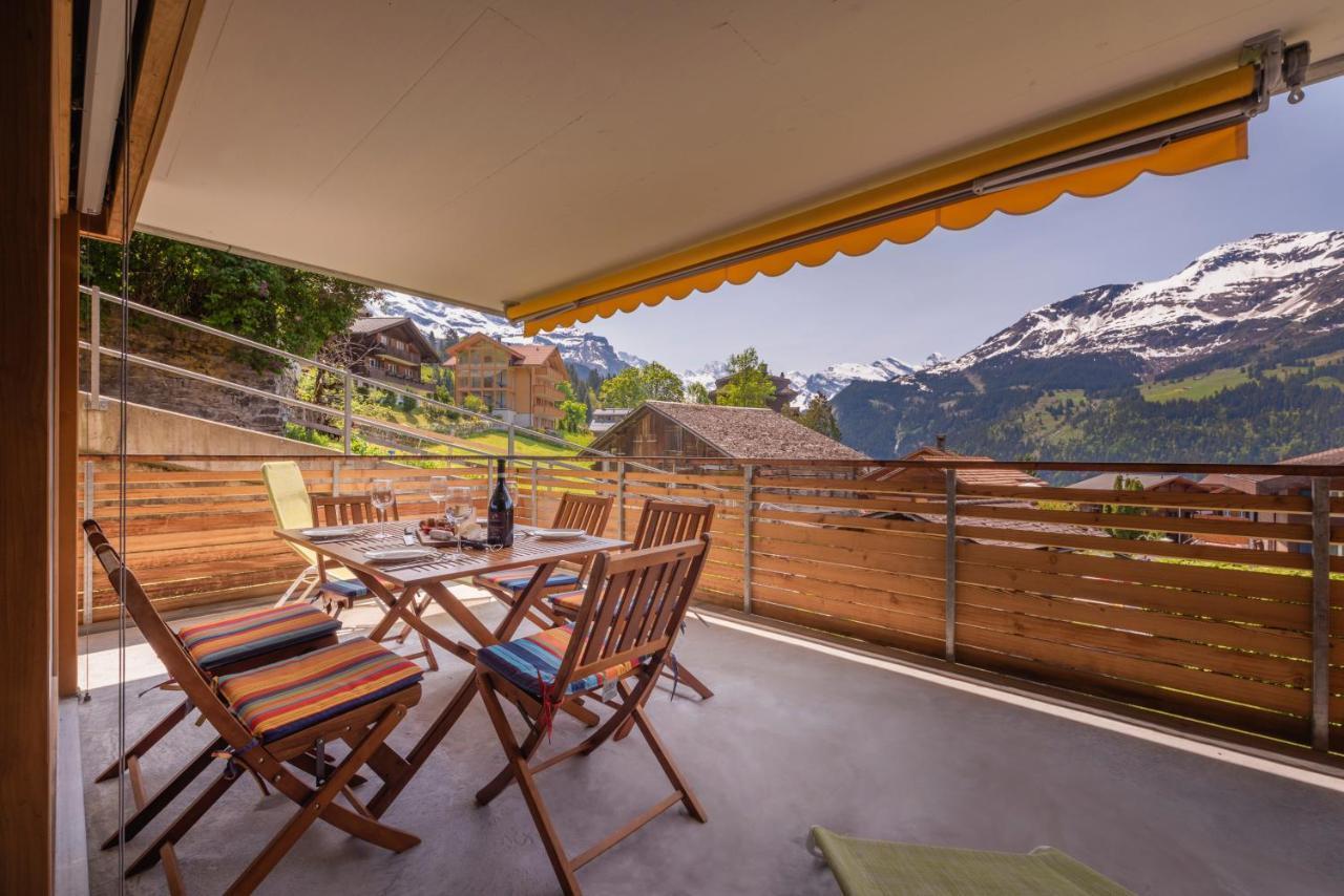 Apartamento Chalet Am Acher 3 Wengen Exterior foto