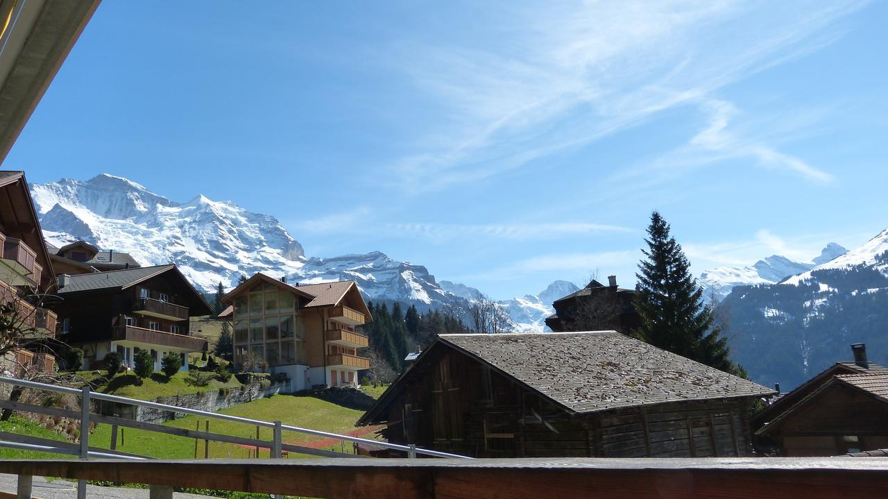 Apartamento Chalet Am Acher 3 Wengen Exterior foto